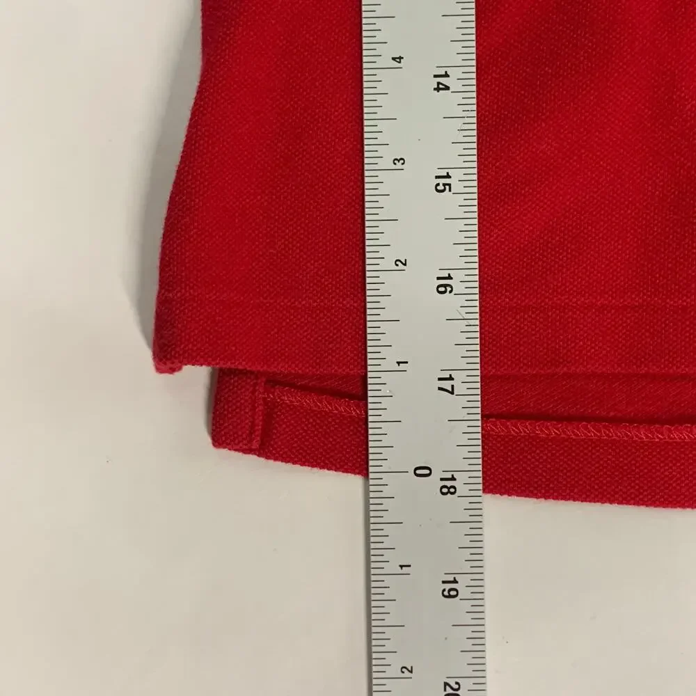 Polo Ralph Lauren 5 Boys Polo Bear Red Long Sleeve Polo Shirt Preppy